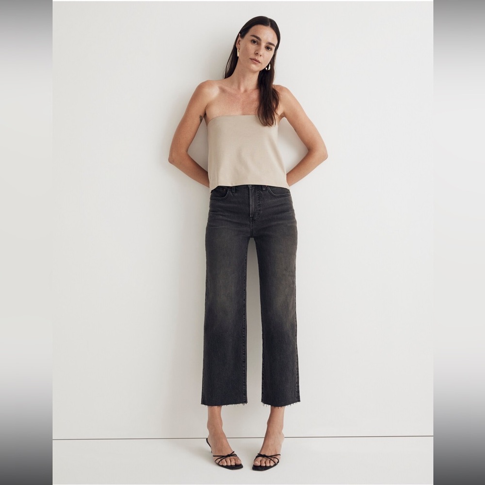 Preowned The Perfect Vintage Wide-Leg Crop Jean